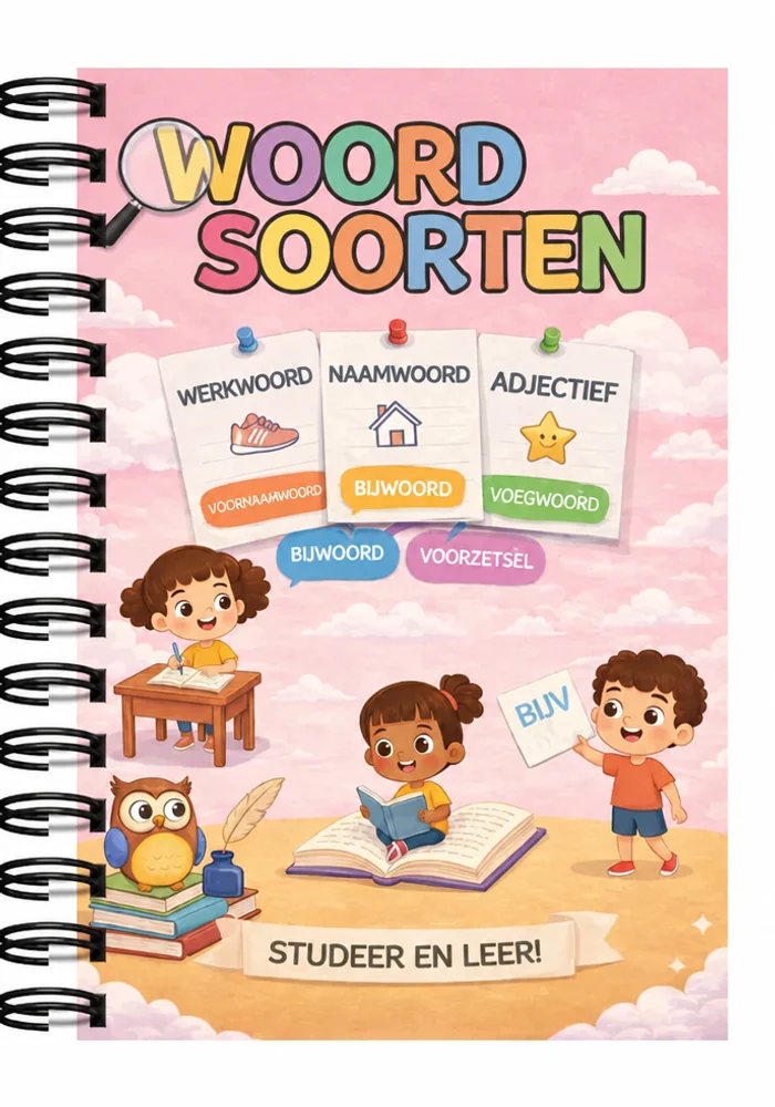 Omslag werkboek Woordsoorten