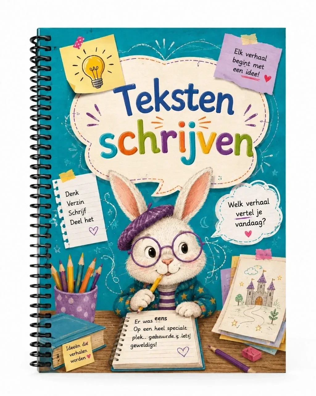 Omslag werkboek Teksten schrijven
